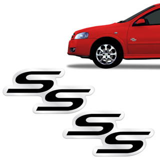 Par De Adesivo SS Lateral Corsa / Astra / Meriva Resinados em Oferta na Shopee
