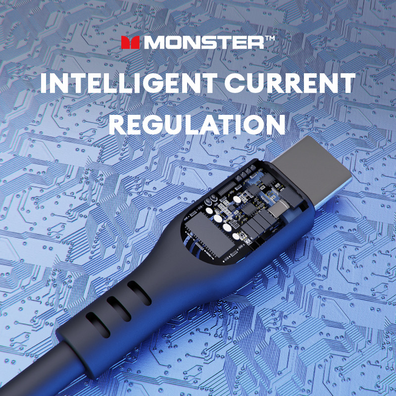 Detalhes do Monster AC707 Cabo De Carregador Rápido Trançado USB Para Dispositivos ios E Android