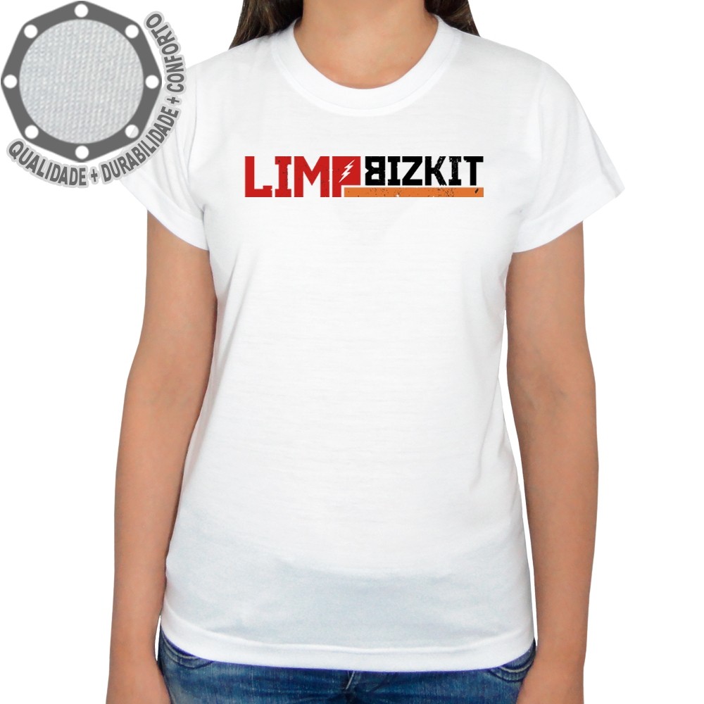 Camiseta Limp Bizkit Camisa Personalizada Adulto e Infantil