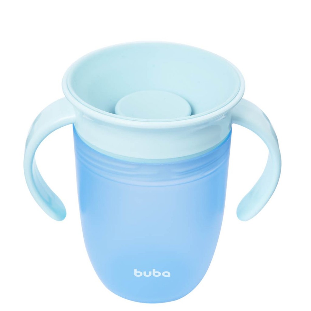 Copo de Treinamento 360° com Alça Azul 19726 - Buba em Oferta na Shopee