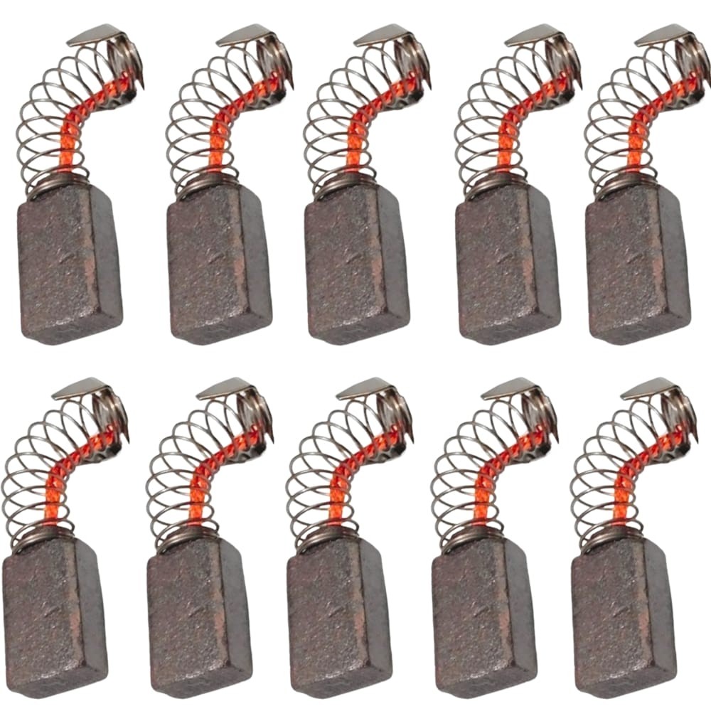 Kit 10 Carvão Escova Carbono P/ Cadeira Motorizada 6x10x16mm