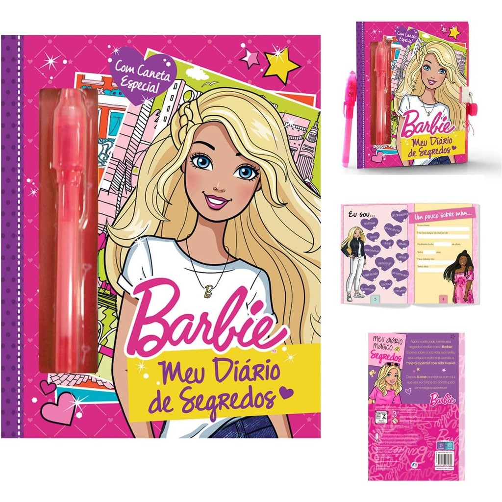 Barbie - Meu diário de segredos: Com caneta especial