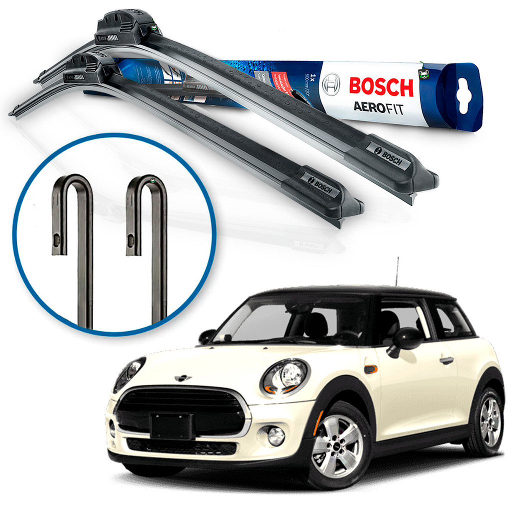 Par Palheta Limpador Parabrisa Bosch Mini Cooper 2006 2007 2008 2009 a 2024 em Oferta na Shopee