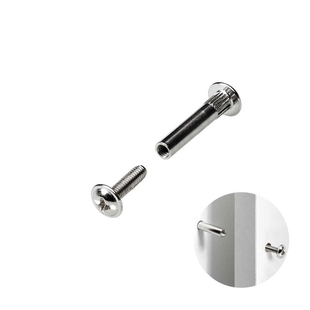 Parafuso União Flangeado Ø 5 X 24 Mm Fechado E 31 Mm Aberto