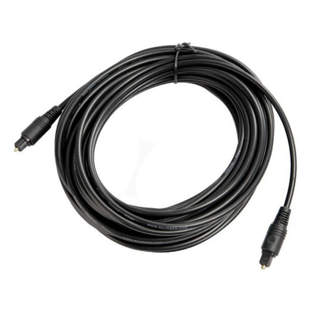 Cabo Óptico 3m Áudio Digital Para PS4 Xbox Smart TV Home Theater Fibra HD Livre Ruído