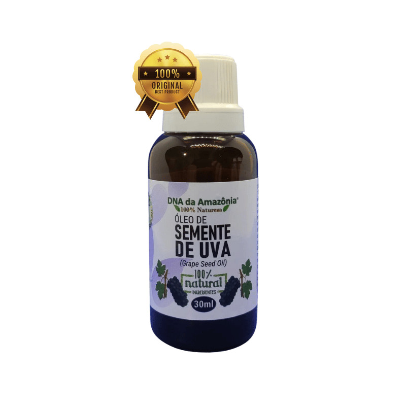 Óleo de Semente de Uva 30ml | DNA da Amazônia