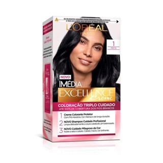 Tintura Imédia Excellence 1 Preto 47g em Oferta na Shopee