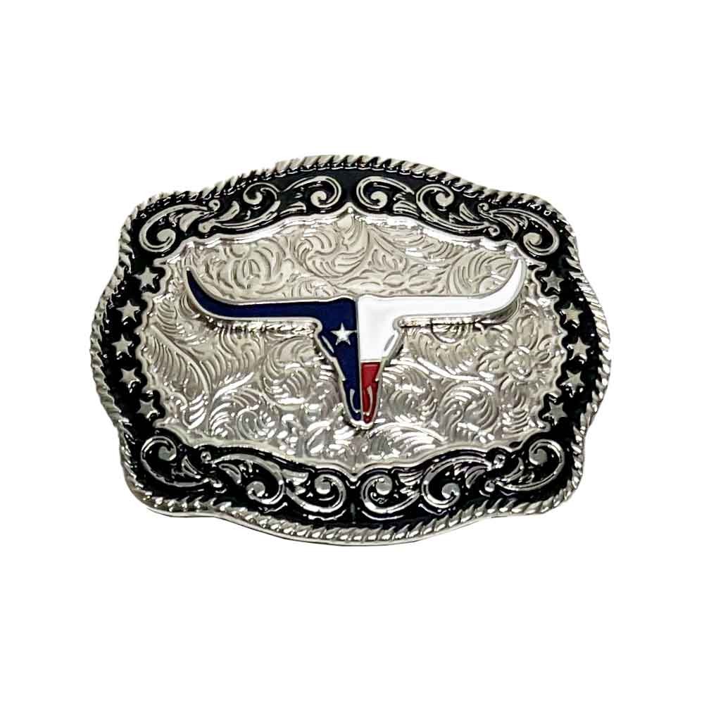 Fivela Country Masculino Longhorn Texas Oklahoma Country