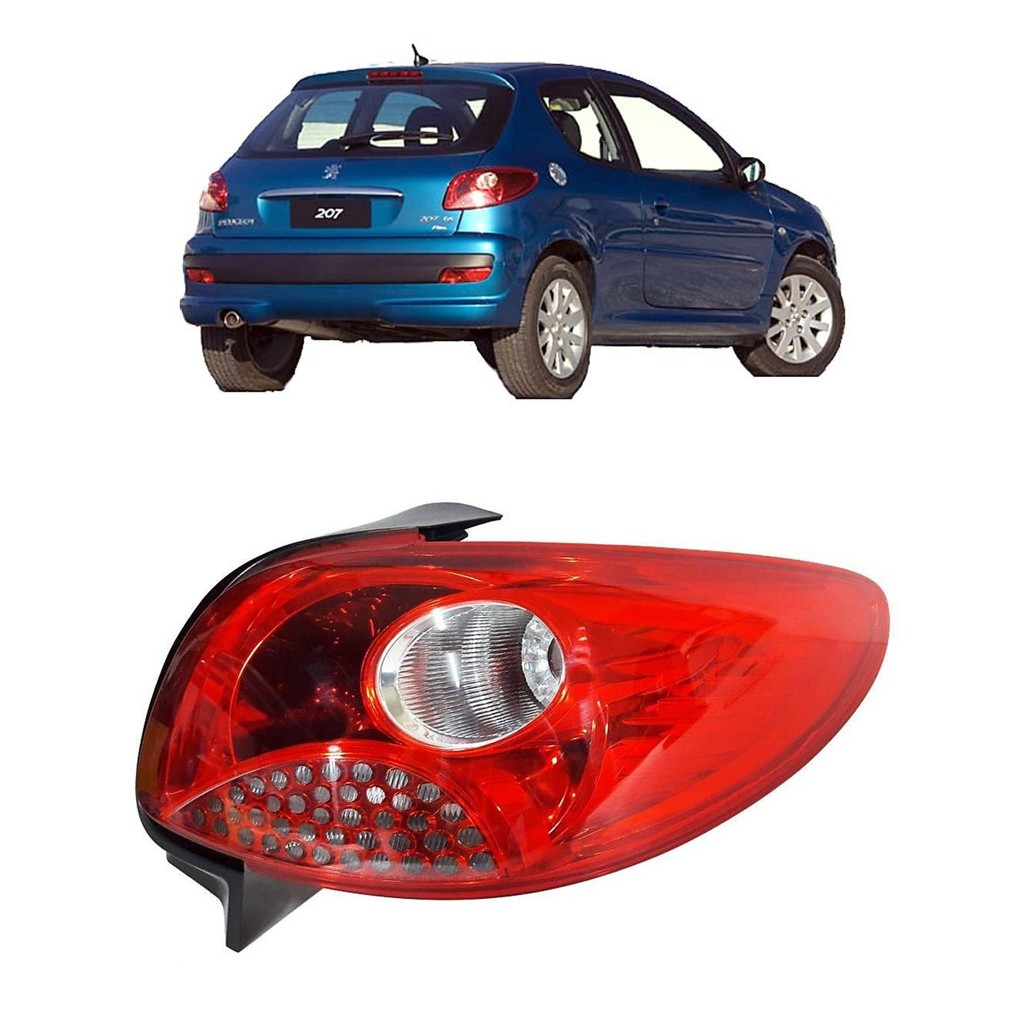 Lanterna Traseira para Peugeot 207 Hatch 2009 2010 2011 Grade VM LD