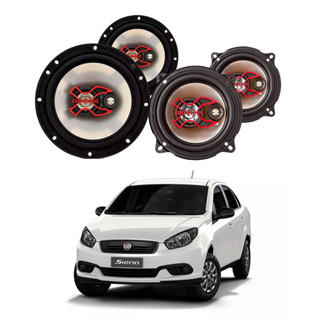 2x Alto Falantes 6" Polegadas + 2x 5" Polegadas 100W RMS Triaxial B3x60x/B3x50x Fiat Siena 2003/2021 em Oferta na Shopee
