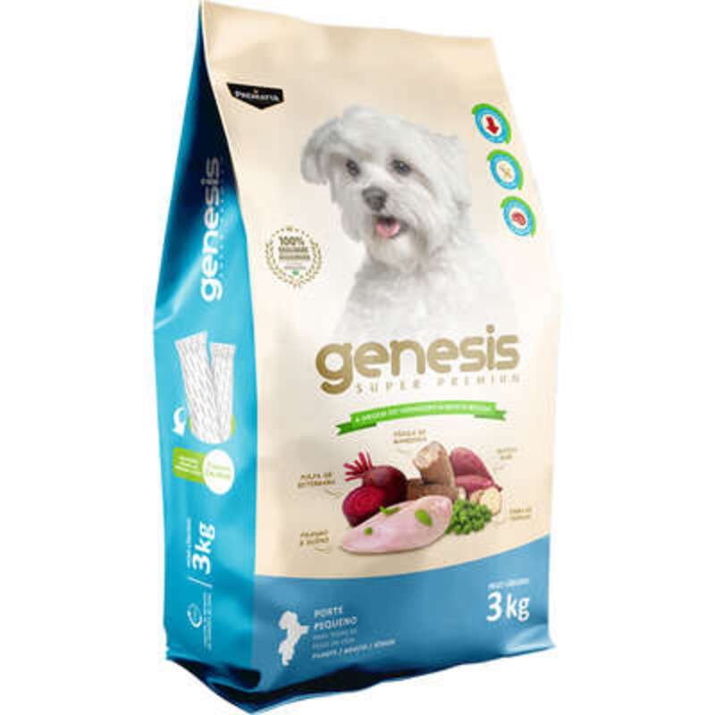 RAÇÃO PREMIATTA GENESIS PORTE PEQUENO 3KG
