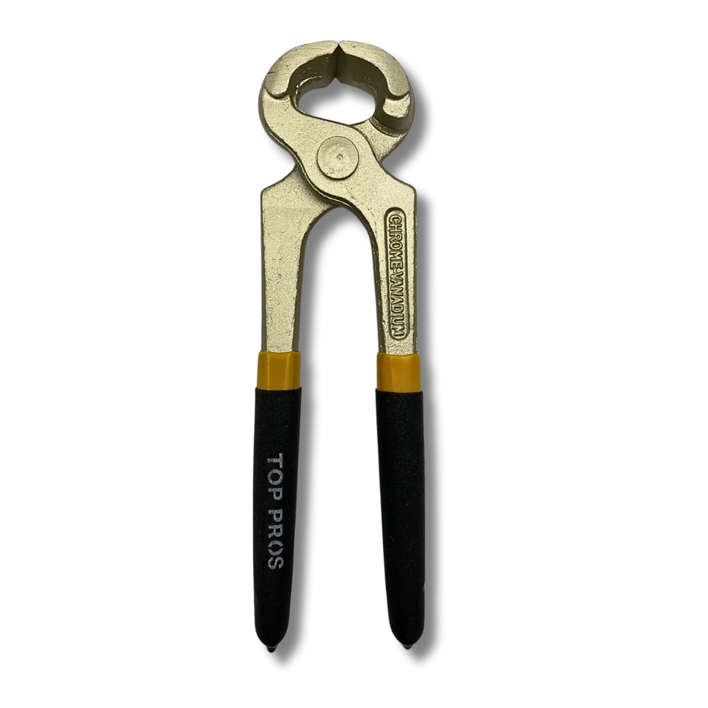 Alicate Corte Frontal 6" Torques Aço Carbono Niquelado Turquesa Armador Azulejista Piso Arame 150mm