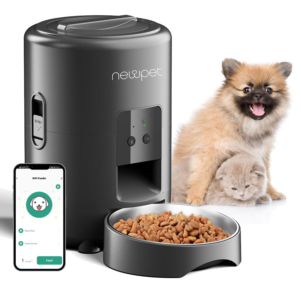 Newpet 2L Alimentador Automático Inteligente De Temporização Para Cães De Estima