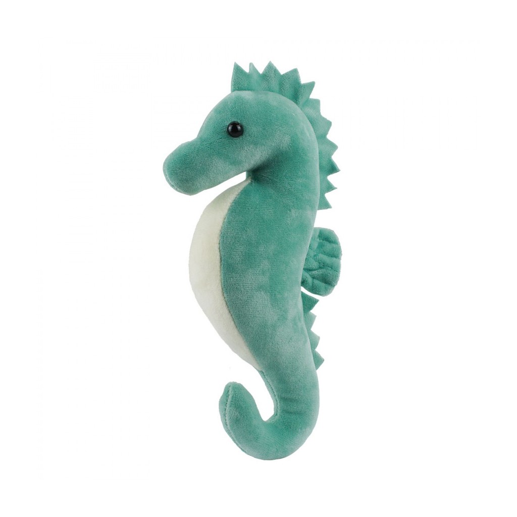 XT9305B-F | Pelúcia Fofa Cavalo Marinho Verde 25cm