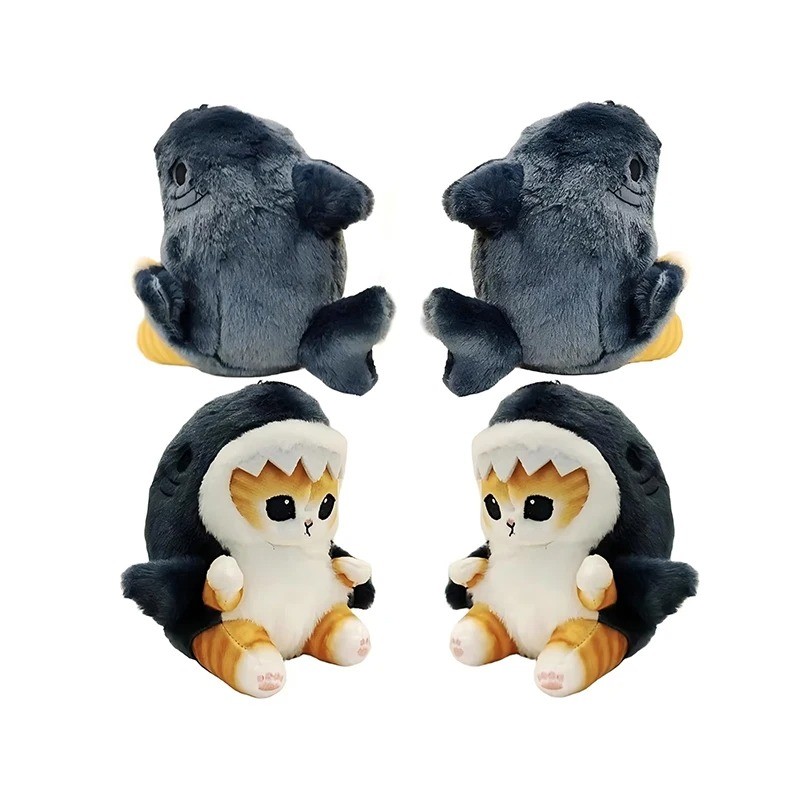 Mofusand Camarão Frito Tubarão Gato Série Brinquedo De Pelúcia Pingente Macio Recheado Bonito Plushie Boneca Presente An em Oferta na Shopee