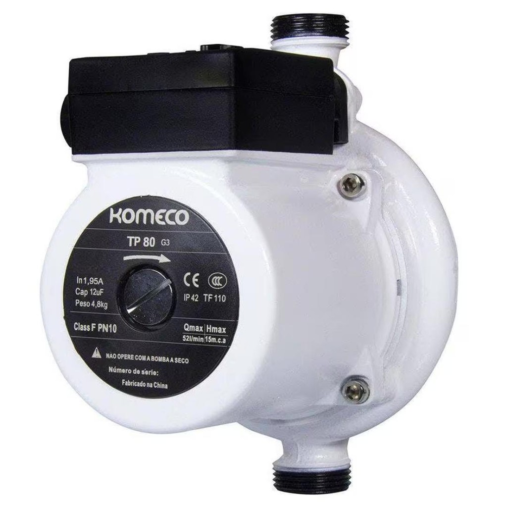Mini Bomba de Água Komeco Pressurizador TP80 Ferro 127v