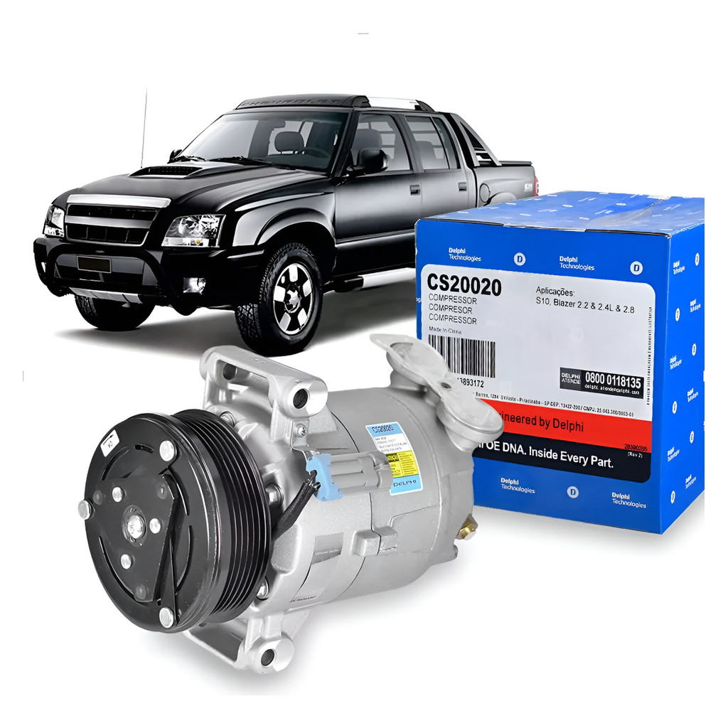 Compressor S10 2.4 A 2.8 Ano 96 Até 2012 Original Delphi em Oferta na Shopee