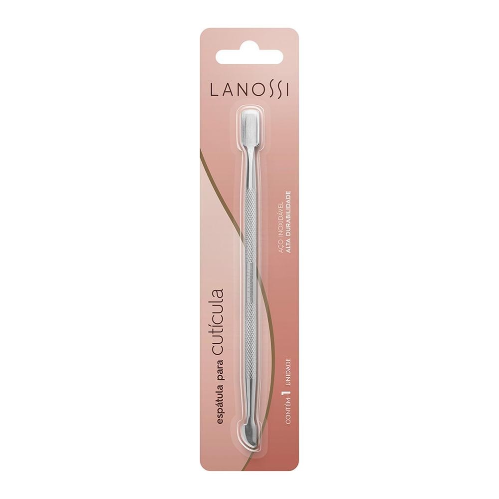 Espátula Dupla de Cutícula em Aço Inox Lanossi - Beauty