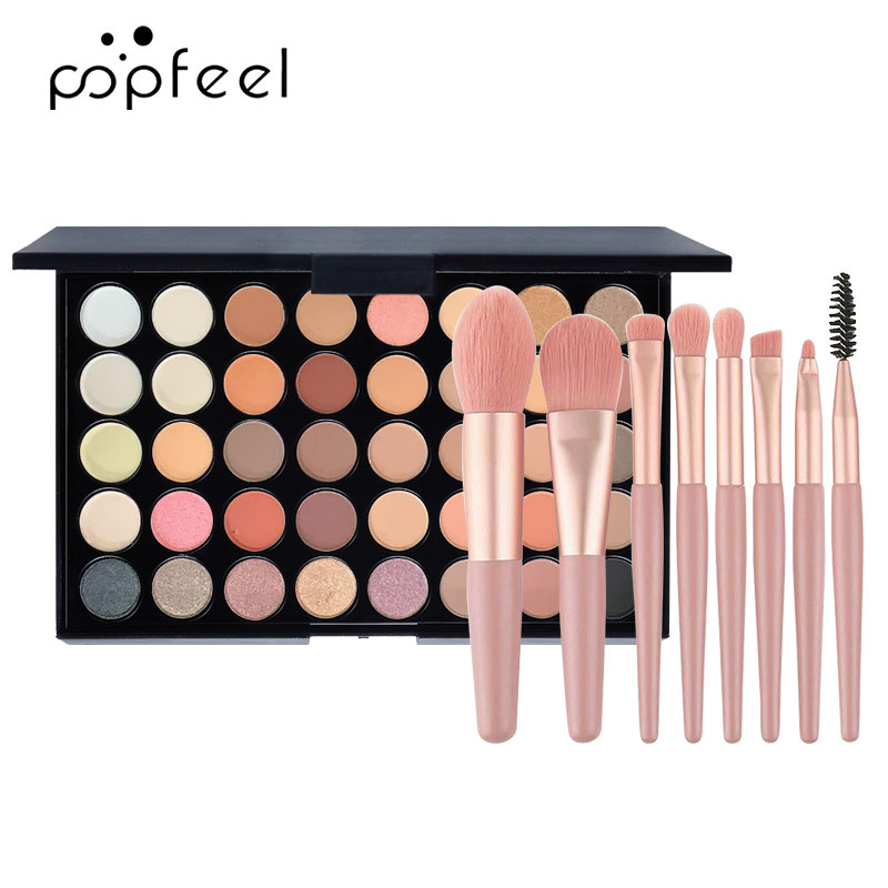 Paleta de Sombras 40 Cores, Matte e Cintilante, Alta Pigmentação e Longa Duração