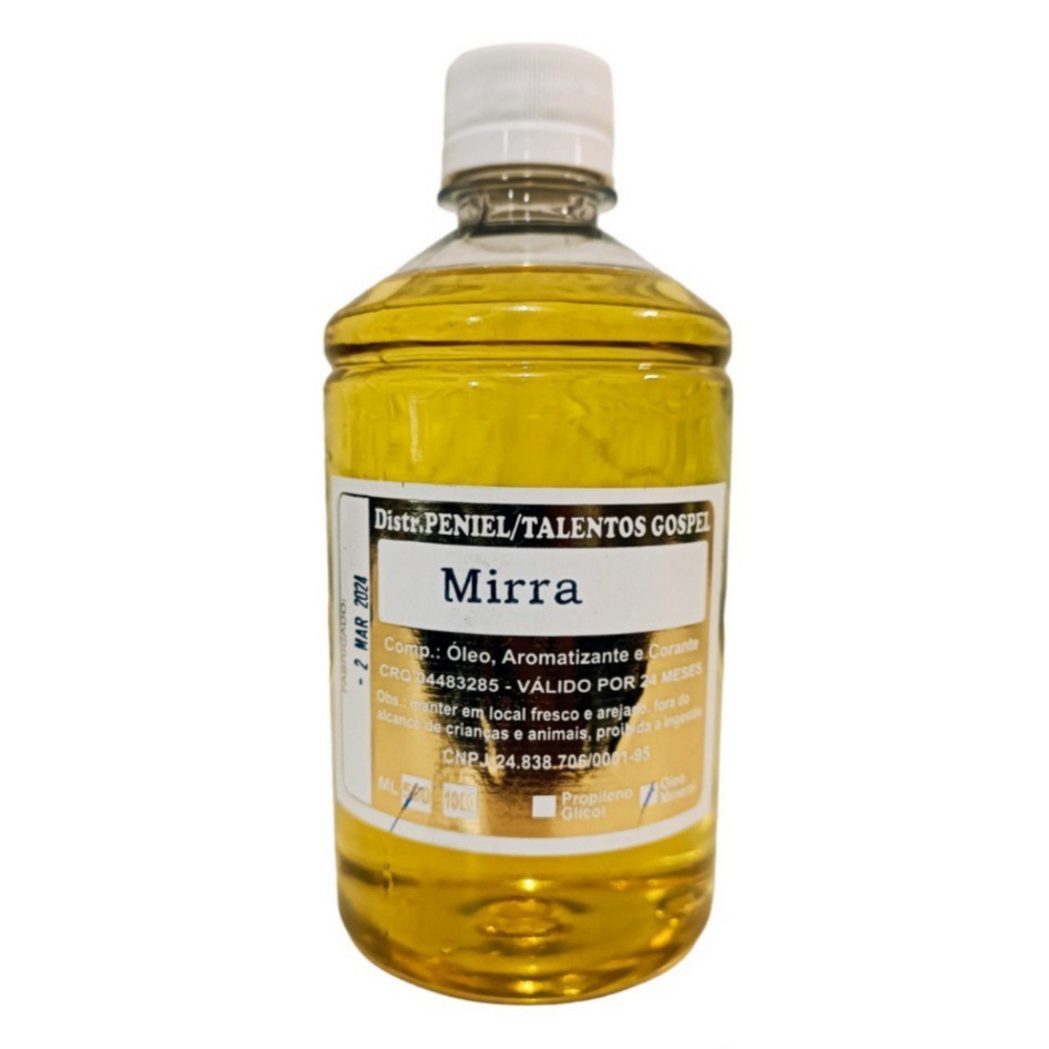 Azeite Perfumado Para Unção Israel Cura Óleo De Mirra