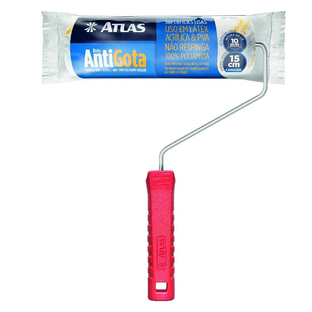 Rolo Anti - Gota 15cm 321/15 Atlas em Oferta na Shopee