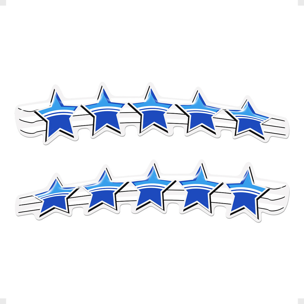 Par Adesivos Estrelas Fiat Palio 500 Anos Resinados Generico em Oferta na Shopee