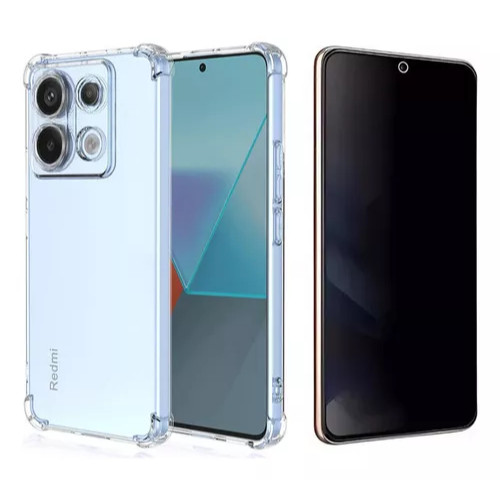 Capa Case Capinha Anti Impacto Para Redmi Note 13 Pro 4G + Película 3D Privacidade em Oferta na Shopee