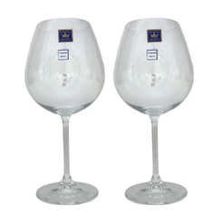 02 Unidades De Taças Vinho Tinto - 650ml - Cristal Bohemia