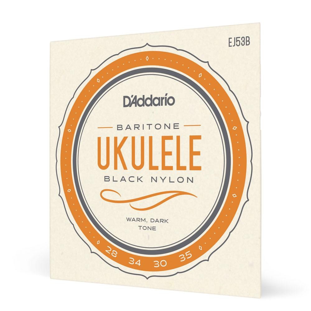 Encordoamento Ukulele Barítono D'Addario Pro-Arté Black EJ53B