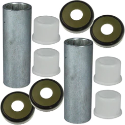 Kit bucha quadro elástico balança CG125 CG150 CG160 Fan Titan Start Sport CBX150 CBX200 Strada
