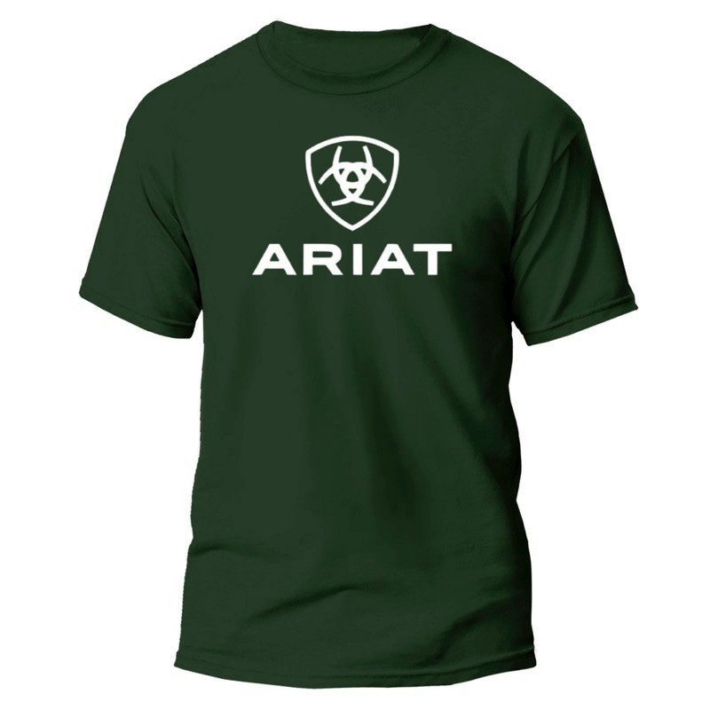 Camiseta Personalizada 100% Algodão Estampada Ariat Agro Camisa country Unissex DTF