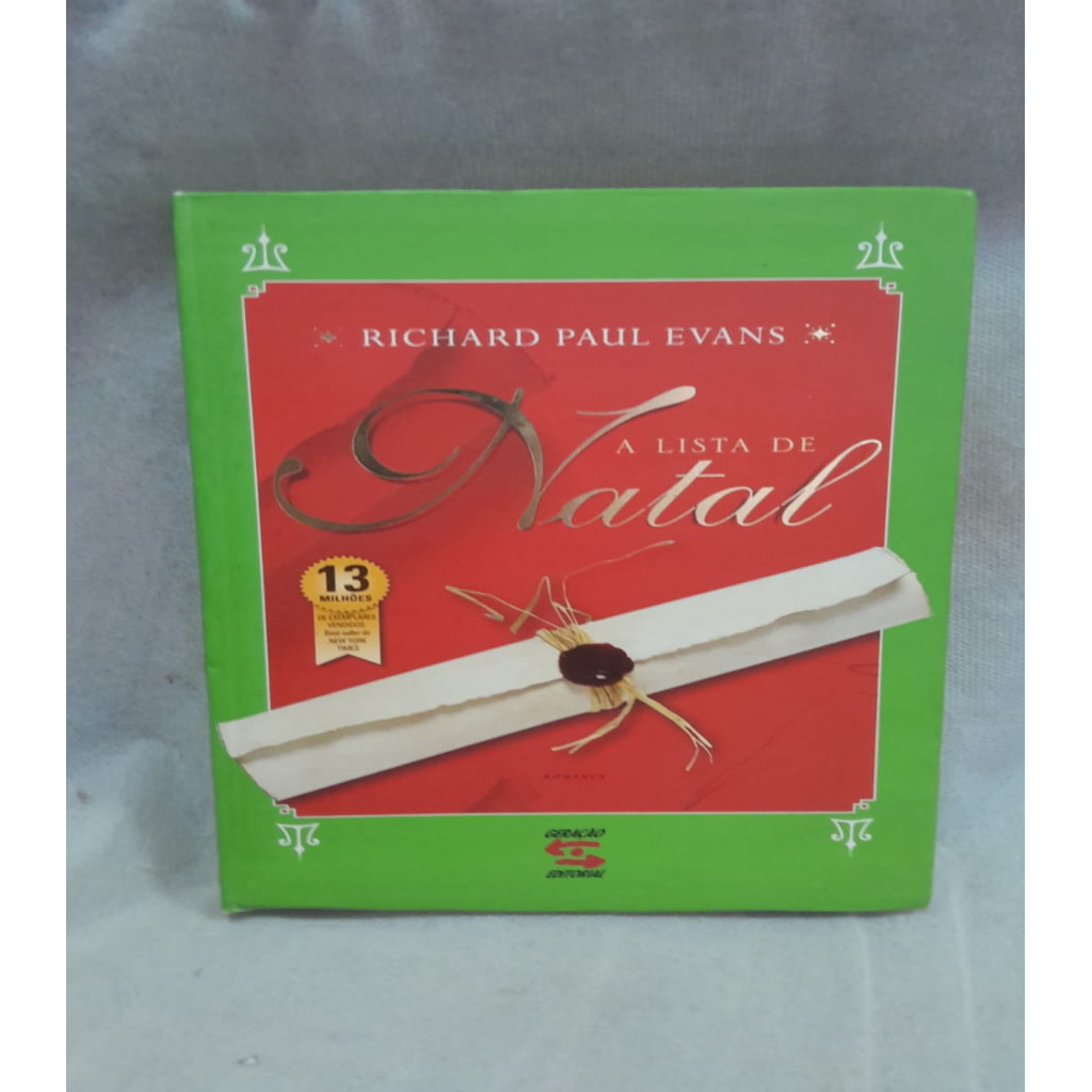A Lista de Natal autor Richard Paul Evans