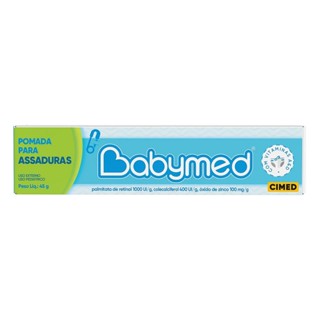 Pomada Para Prevenção De Assaduras Babymed Azul 45g em Oferta na Shopee