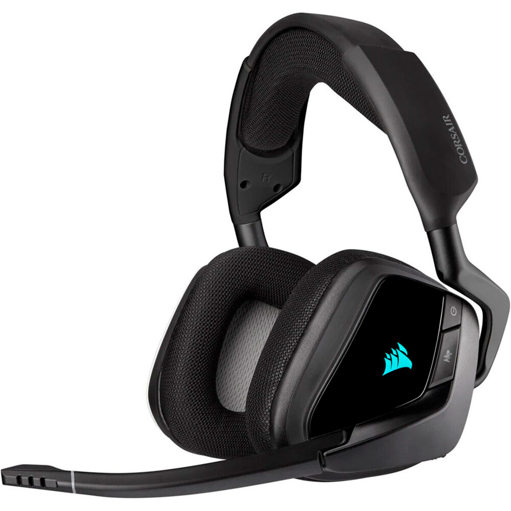 Headset Gamer Sem Fio Corsair Void Elite Wireless, RGB, Surround 7.1, Drivers 50mm, Carbono