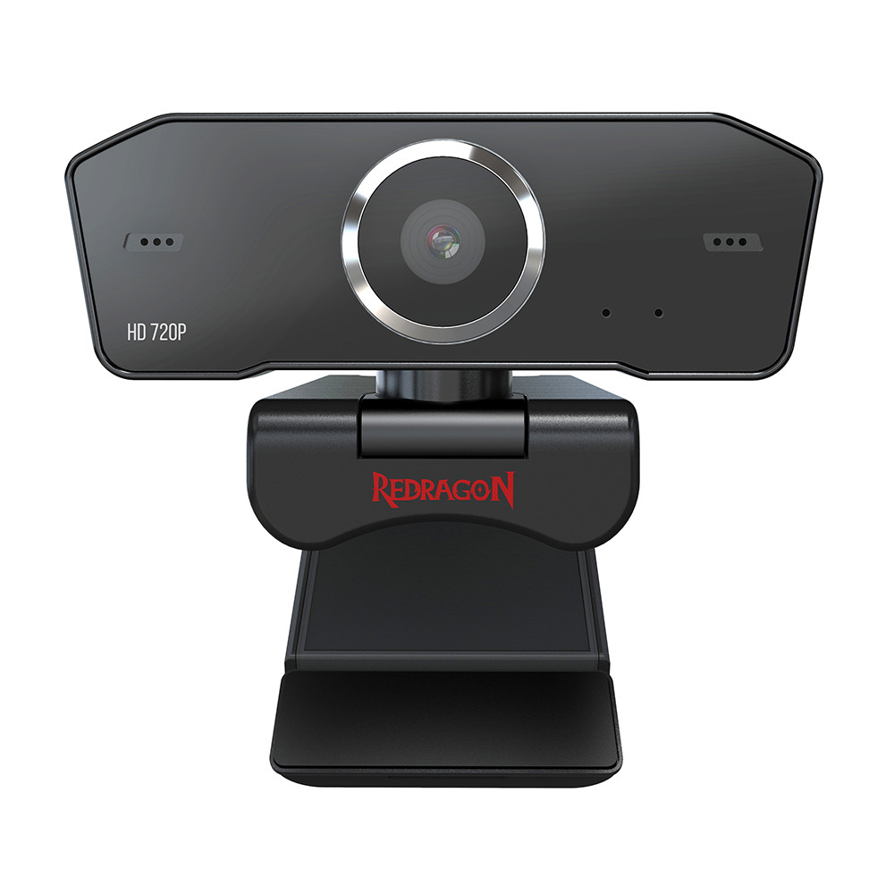 WEB CAM USB HD 720 STREAMING FOBOS 2 GW600-1 COM MICROFONE PRETO REDRAGON