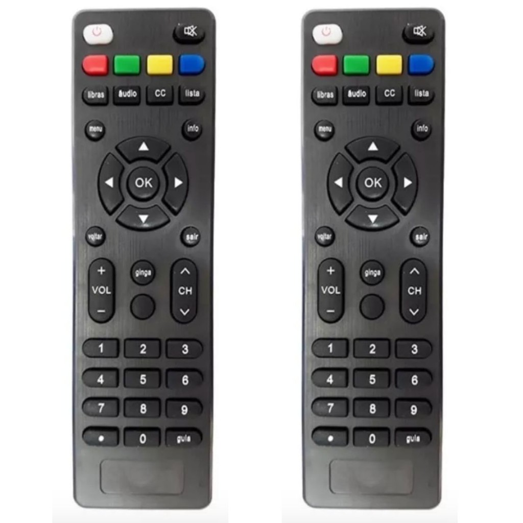 Kit 2 Controle Compatível Com Conversor Multilaser Re508 Positivo em Oferta na Shopee