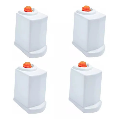 Conjunto 4 Pés Branco Original Novo Fogão Consul 5 Bocas