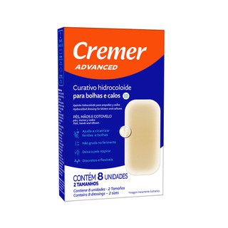 Curativo Hidrocoloide para Calos e Bolhas 8 unidades Cremer em Oferta na Shopee