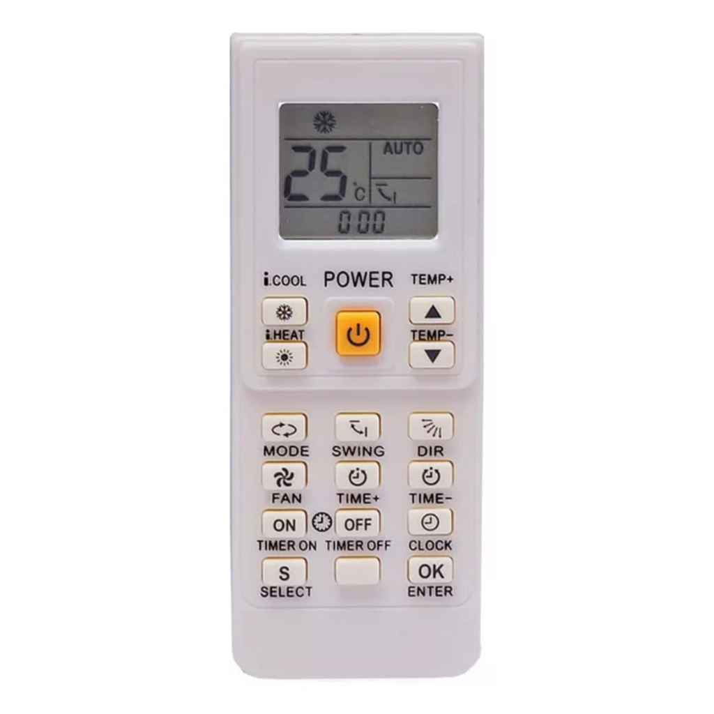 Controle Remoto Universal Ar Condicionado Para Diversos Modelos -  FBG 7045 LE 7428 SKY 7045