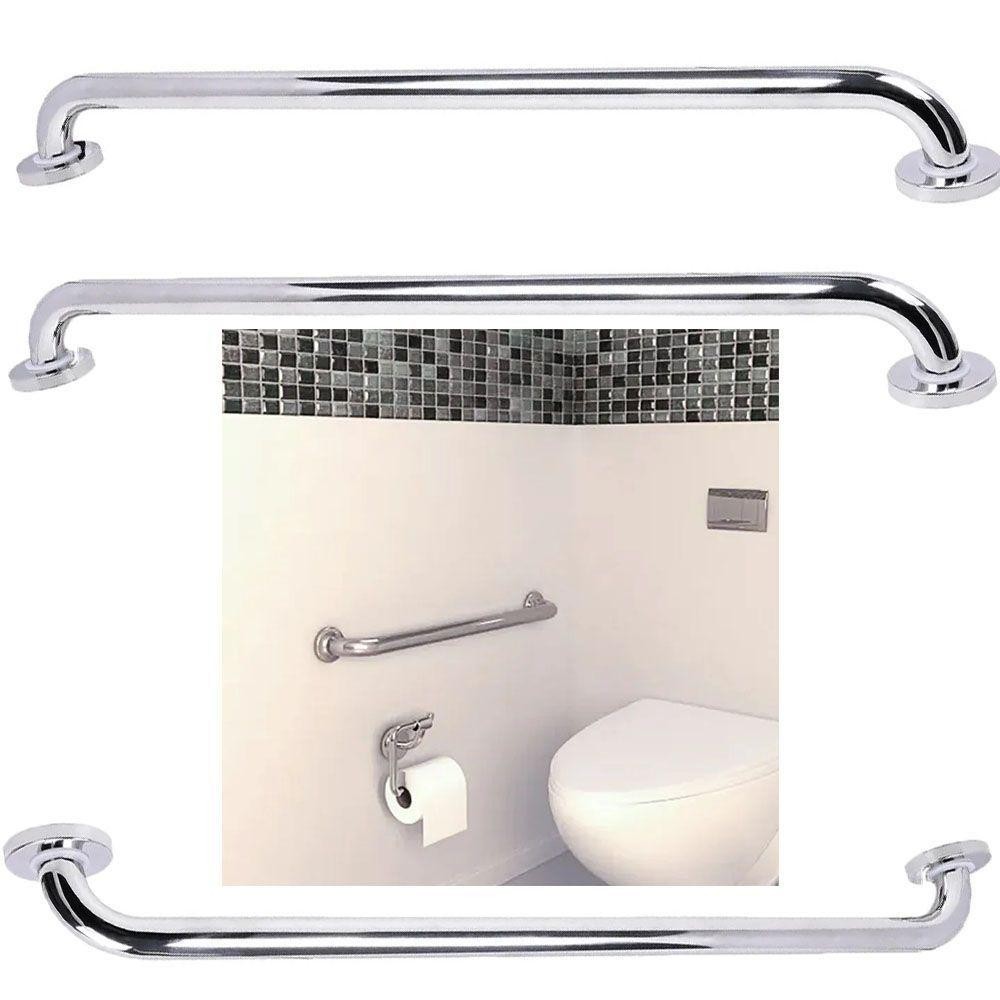 Alça Barra Apoio Suporte 70 Cm Kit 3 Uni Acessibilidade Criança Idoso Gestante Deficiente Segurança - Home & Living