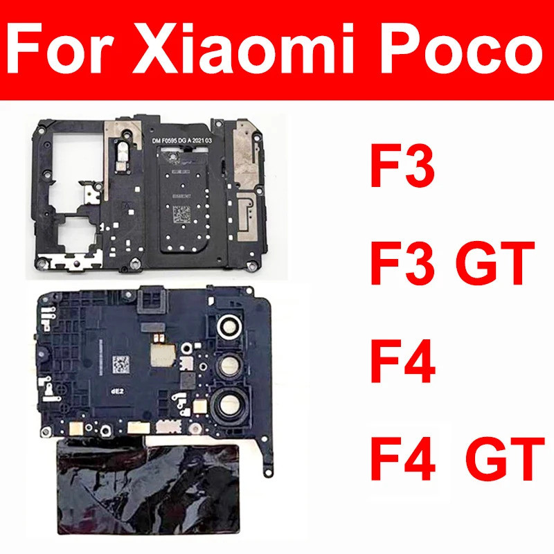 Antena Mainboard Capa Para Xiaomi Pocophone POCO F3 GT F4 F4 GT Sinal Placa Mãe Capa com NFC Back Frame Shell Placa Prin em Oferta na Shopee