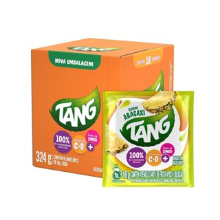 Refresco em Pó Tang Abacaxi 18g - Caixa com 18 Unidades em Oferta na Shopee