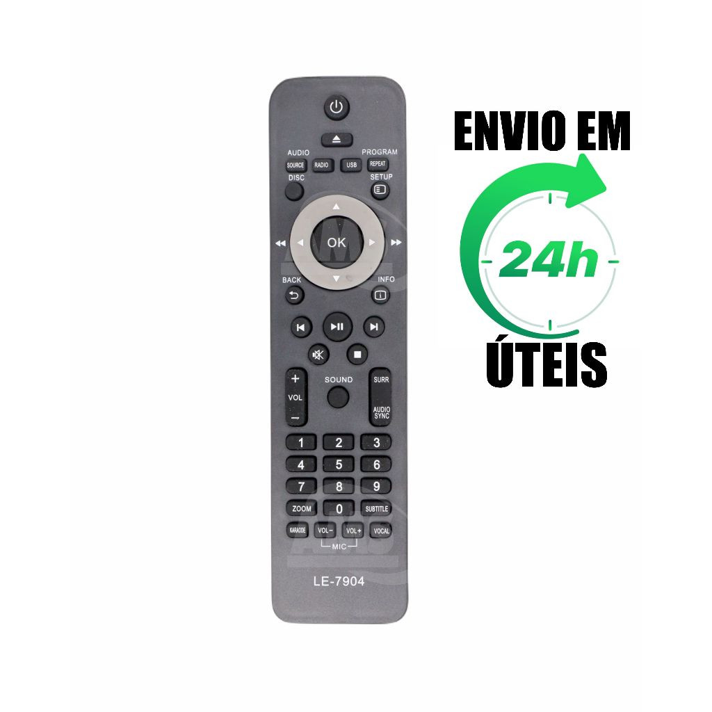 Controle Remoto De Home Theater Philips Hts-3510, Hts-5540