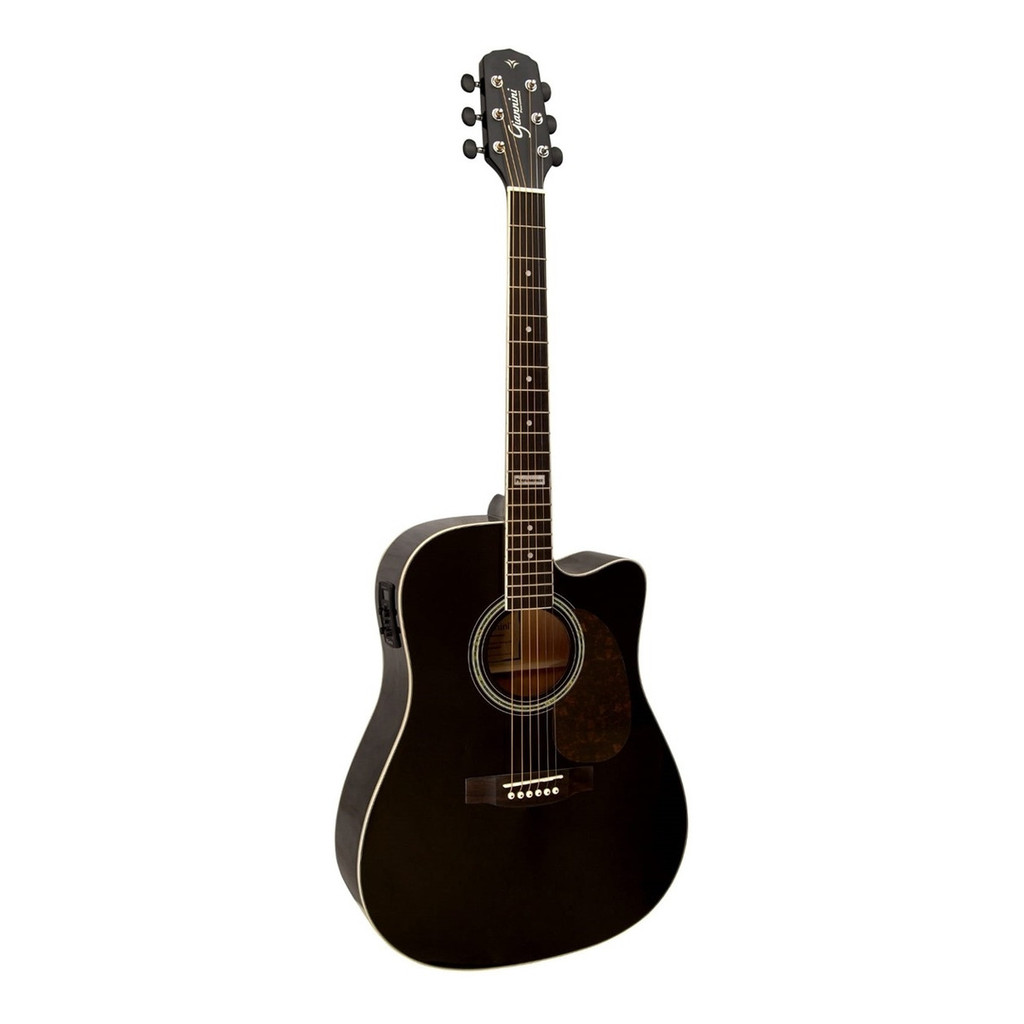 Violão Giannini Performance Gf-1d Ceq Bk Eletrico Folk