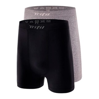 Kit com 2 Cuecas Boxer Trifil 4411 Plus Size Colorido em Oferta na Shopee