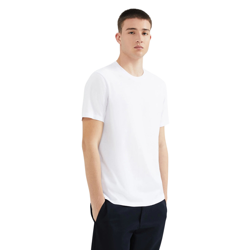 Camiseta Hering Básica Masculina World Com Bordado Branco
