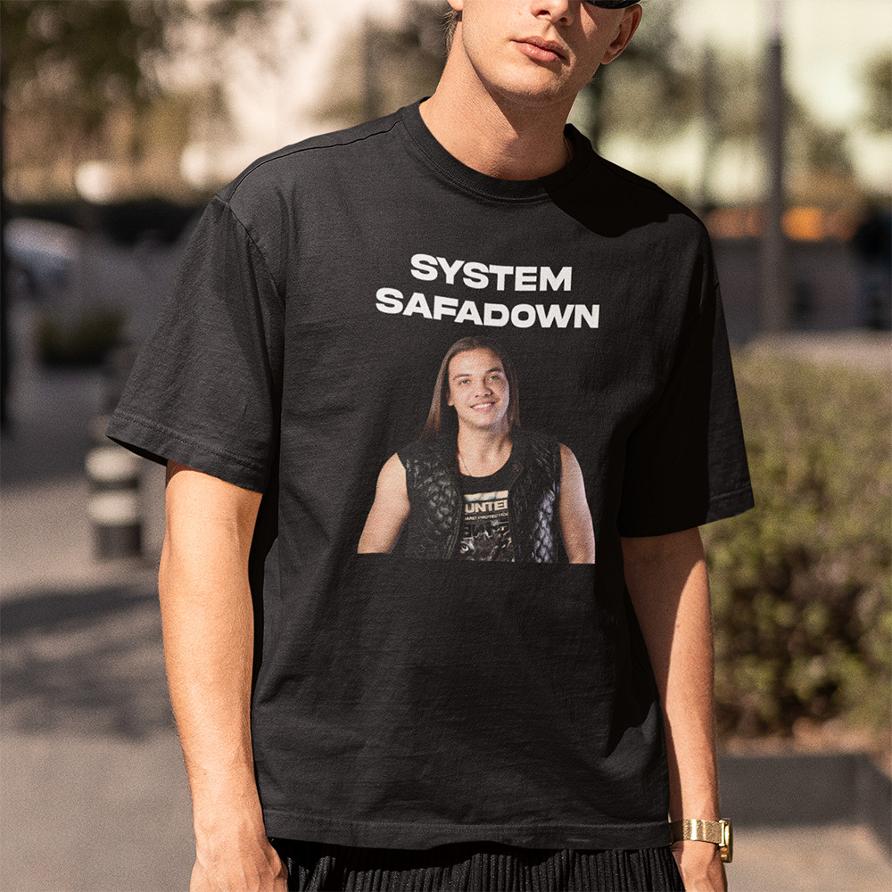 Camiseta Meme System Safadown Básica Unissex Rock Zueira em Oferta na Shopee