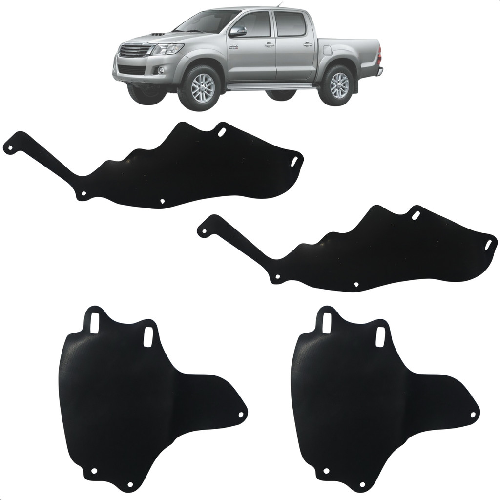 Par Guarda Pó Lama Caixa De Roda Hilux 2005 06 07 08 a 2015