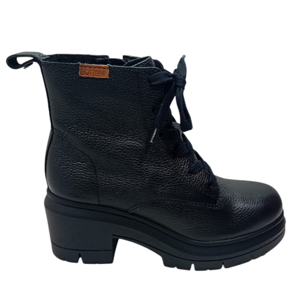 Bota Bottero Coturno Em Couro Lançamento Outono Inverno