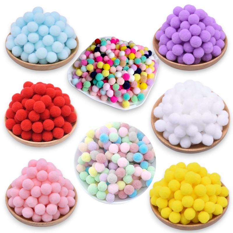 200 UNIDADES POMPONS FOFINHOS MINI POM-POM SOLTO - 10mm - PACOTE C/ 200 UNIDADES em Oferta na Shopee